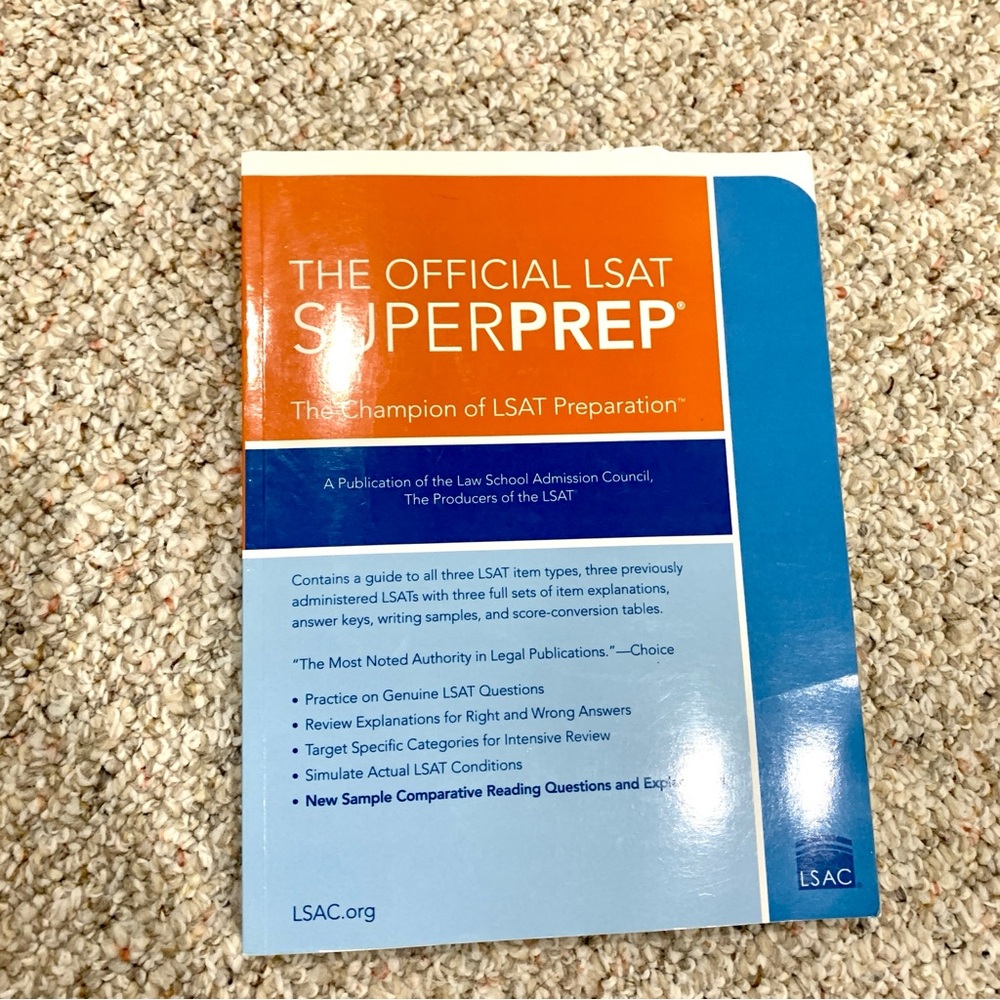The Official LSAT SuperPrep Book